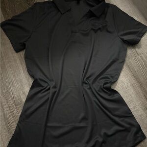 Elegant Black Women's Button Down Shirt